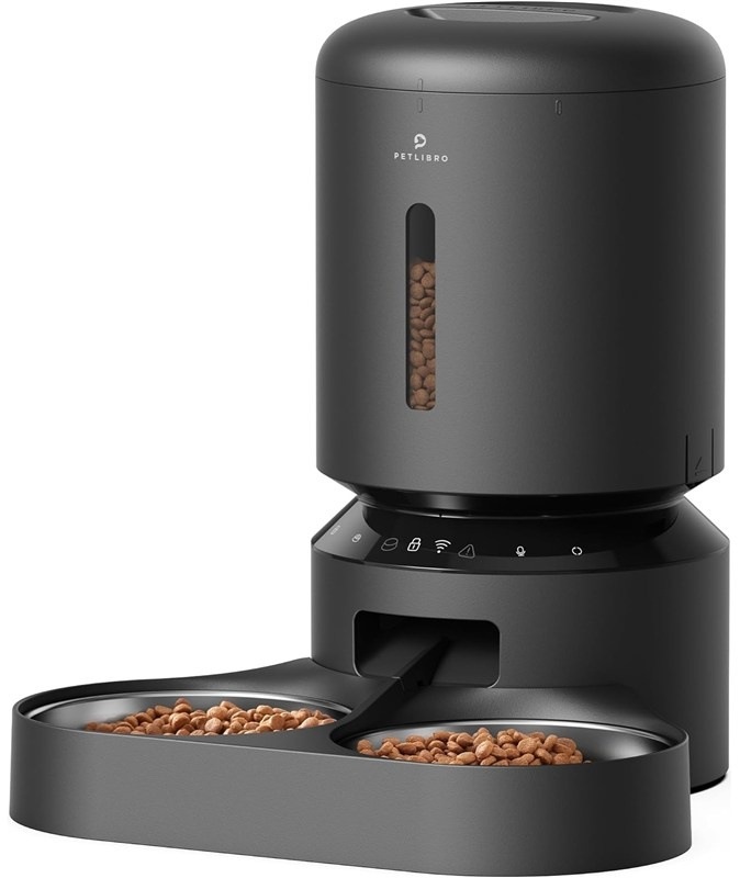 Inteligentný podávač Petlibro Granary Wi-Fi Dual Bowl 5 l čierne