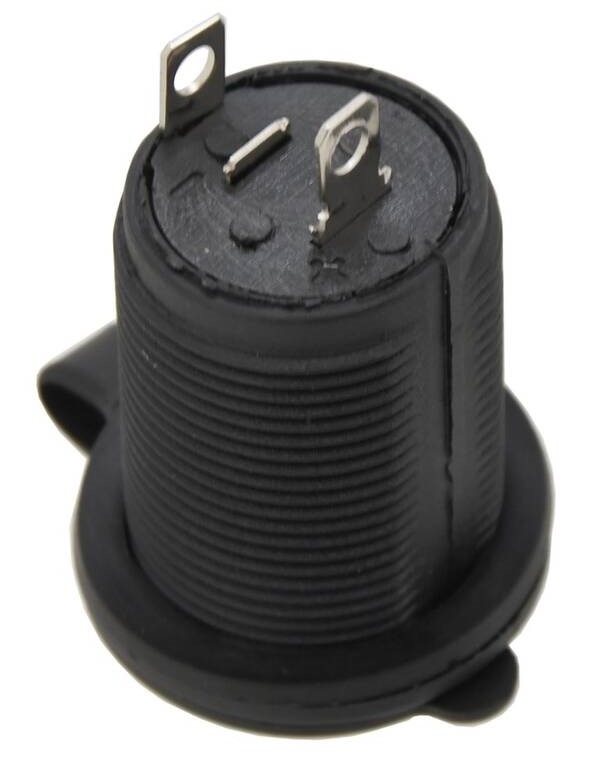 Zásuvka Compass 07393 12/24V s krytom
