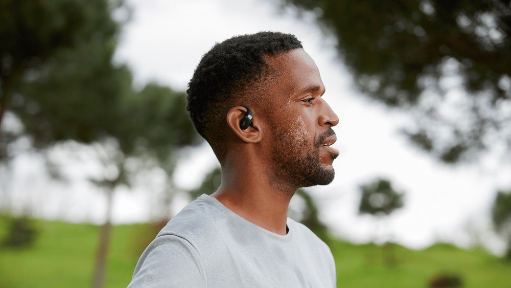 Slúchadlá Shokz OpenFit čierna Slúchadlá Shokz OpenFit čierna