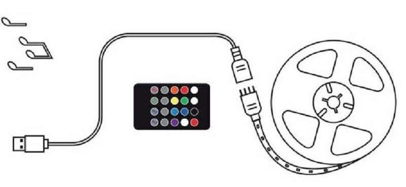 LED pásik Modee MSL-LS7W2MRGB-R LED pásik Modee MSL-LS7W2MRGB-R
