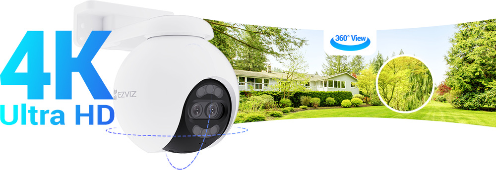 IP kamera EZVIZ H80x Dual 4K biela IP kamera EZVIZ H80x Dual 4K biela