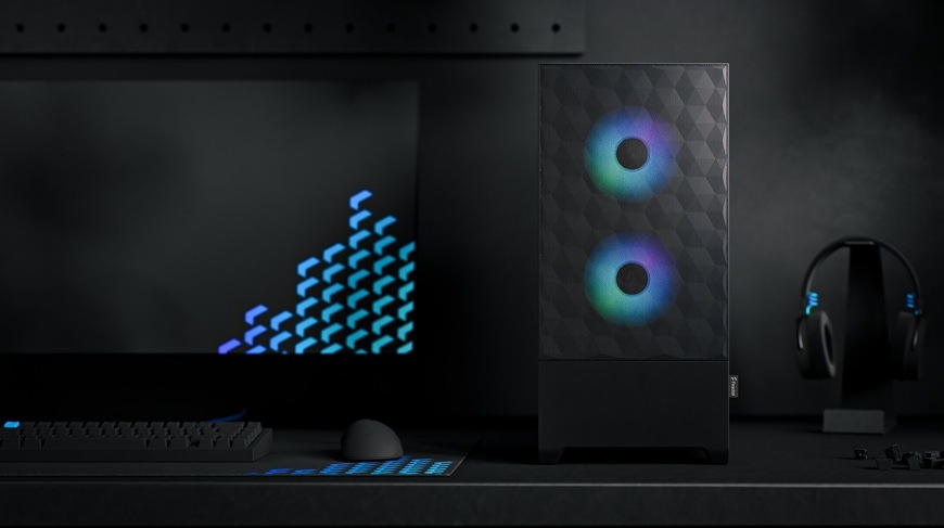 Case FRACTAL DESIGN Pop Air RGB Tempered Glass Clear Tint čierna