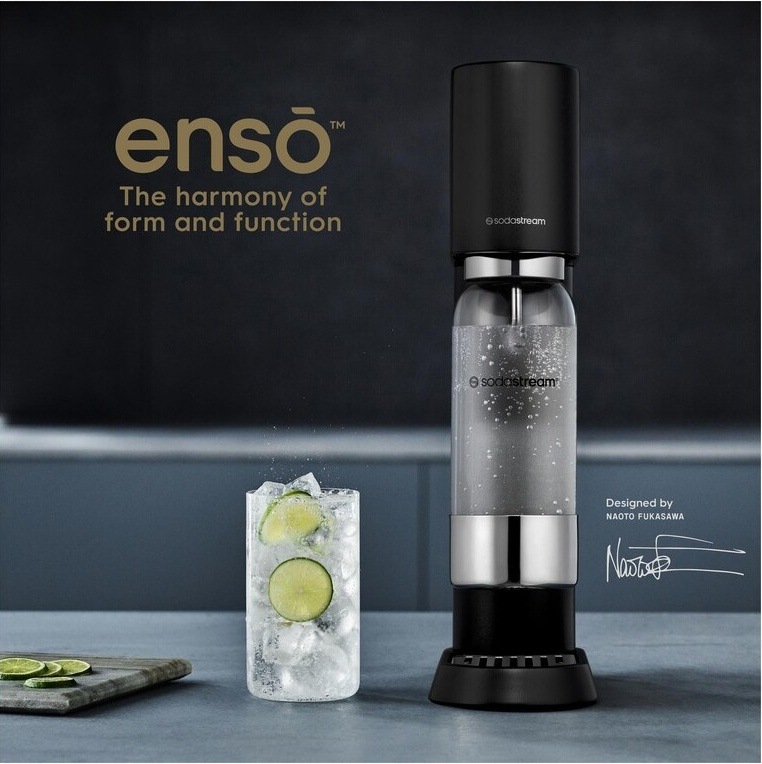 Výrobník sódovej vody SodaStream ENSO BLACK čierny