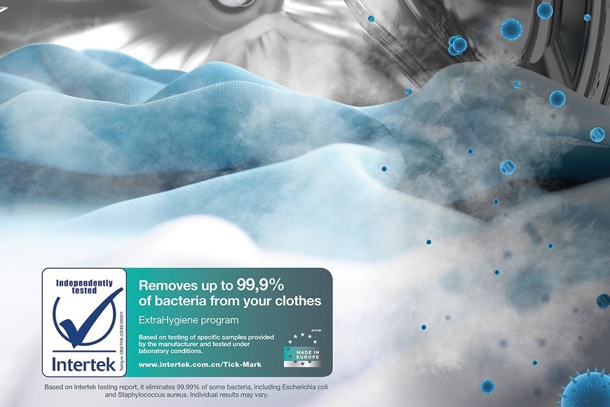 Práčka Gorenje WPNA94A1PWIFI biela Práčka Gorenje WPNA94A1PWIFI je vybavená programom ExtraHygiena, ktorý odstráni z oblečenia až 99,9% baktérií.