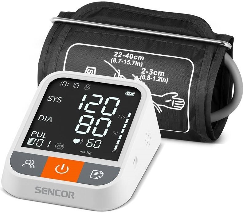Tlakomer na pažu Sencor SBP 1500WH biely