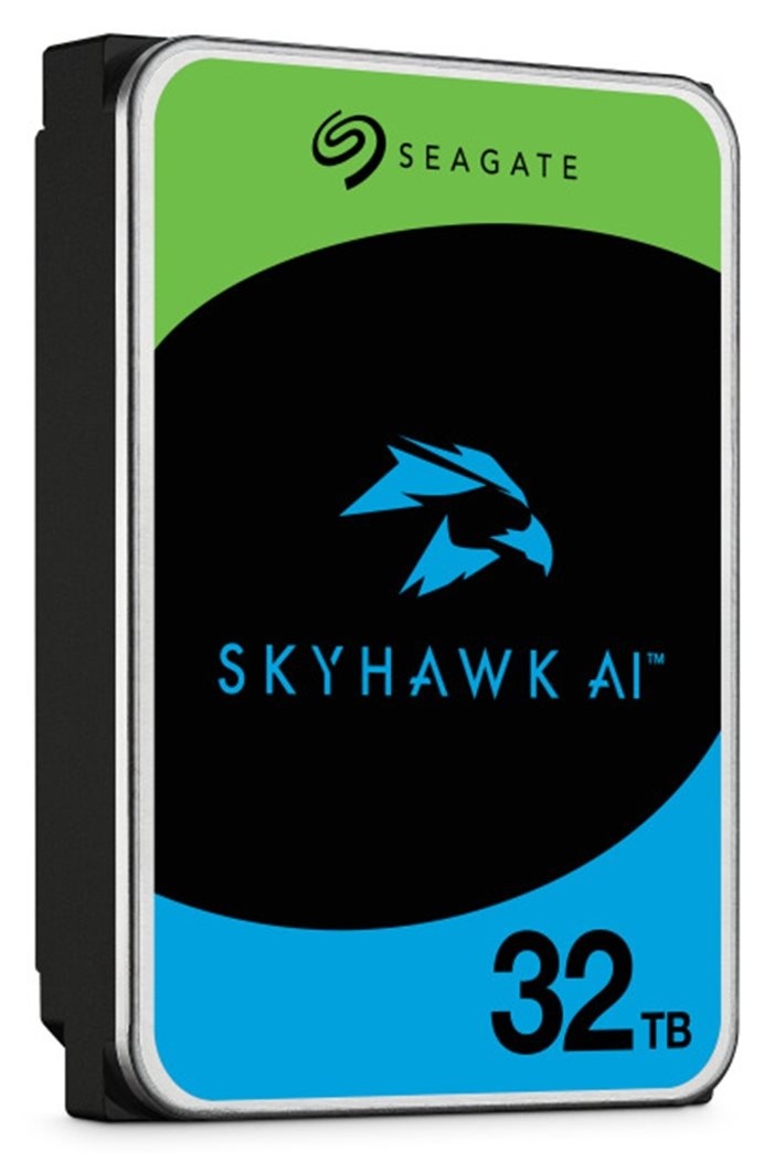 Interný pevný disk SkyHawk AI s podporou umelej inteligencie, čierna farba