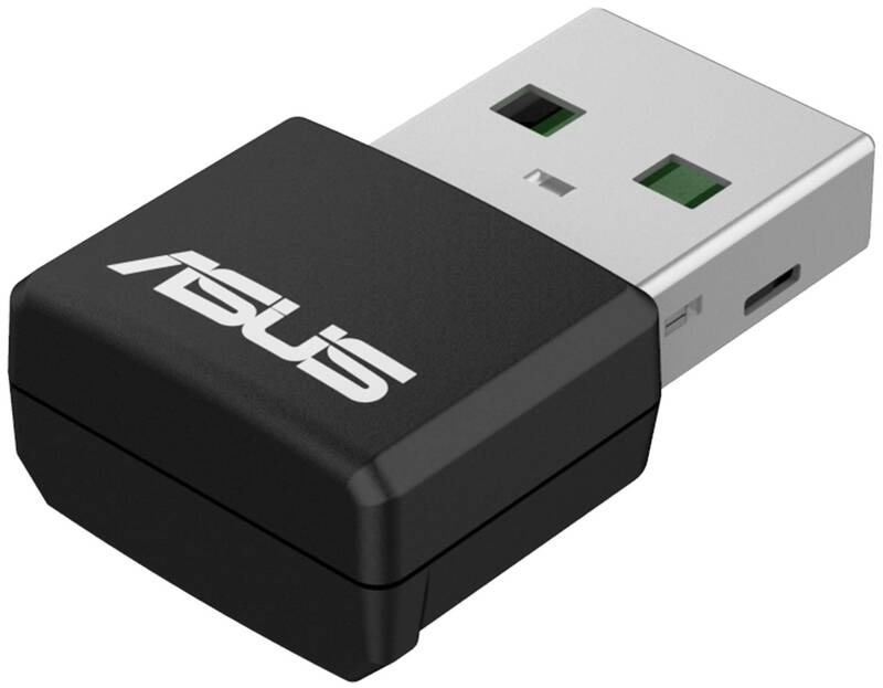 Wi-Fi adaptér Asus USB-AX55 Nano, AX1800 čierne