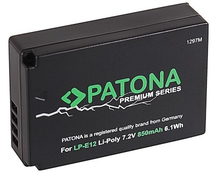 Batéria PATONA pre Canon LP-E12 850mAh Li-Ion PREMIUM