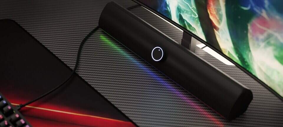 Soundbar Genesis HELIUM 312BT RGB 2.0 čierne