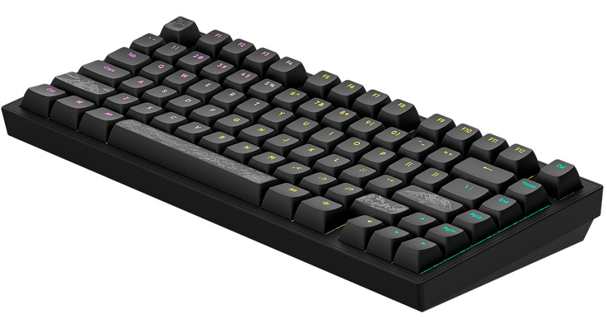 Klávesnica Dark Project ALU Terra Nostra R2, US čierna
