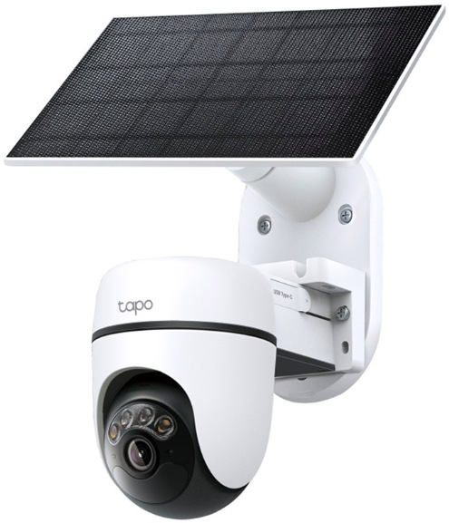 Vonkajšia IP kamera TP-Link Tapo C630 KIT so solárnym panelom v bielej farbe
