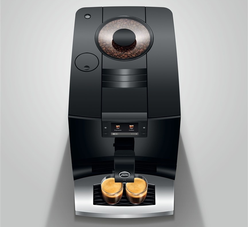 Automatický kávovar Jura C9 Piano Black čierny Automatický kávovar Jura C9 Piano Black pripravuje dva poháre kávy