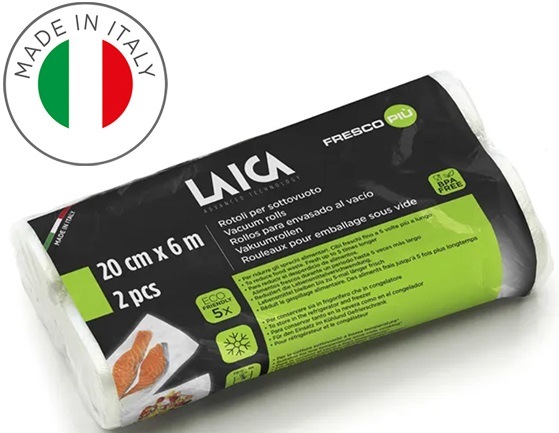 Vákuovacia fólia Laica VT3508 20 × 600 cm, 2 ks Vákuovacia fólia Laica VT3508 20 × 600 cm, 2 ks
