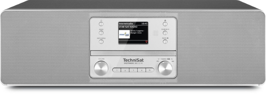 TechniSat DIGITRADIO 380 CD IR, strieborná