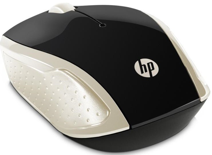 Myš HP 200 čierna/zlatá Myš HP 200 čierna/zlatá