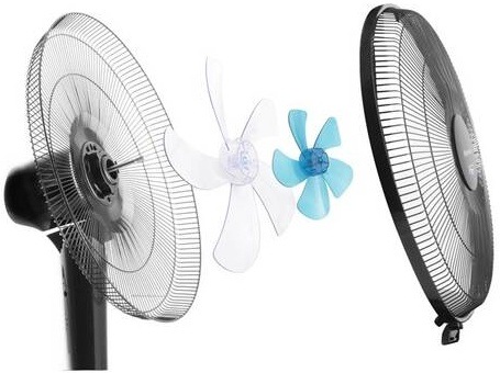 Ventilátor stĺpový Rohnson R-8600 Silent Breezer čierny