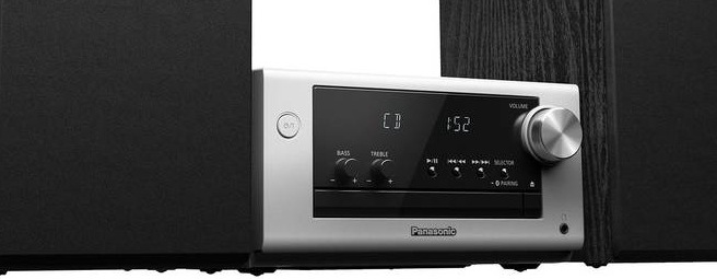 Mikro HiFi systém Panasonic SC-PM702EG-S čierny/strieborný Panasonic SC-PM702EG-S, strieborná