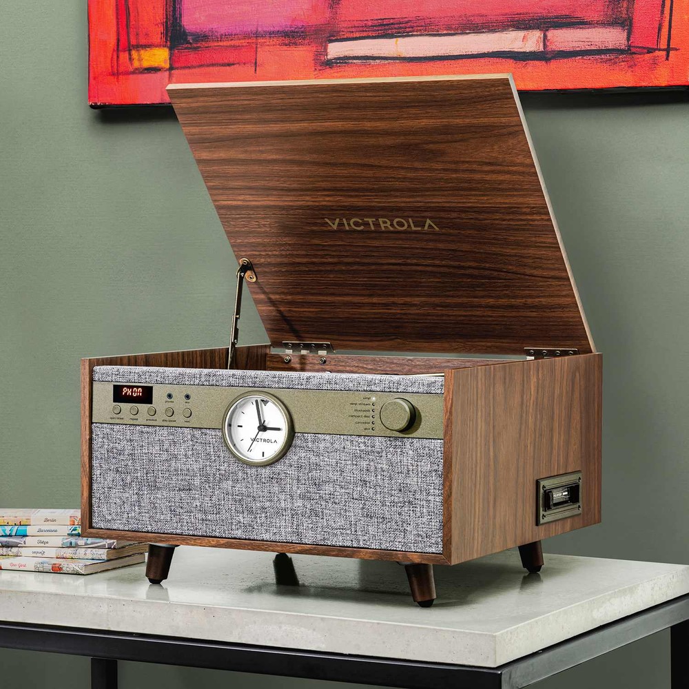 Gramofón Victrola VTA-830SB Century Signature hnedý Gramofón Victrola zaisťuje špičkový zvuk