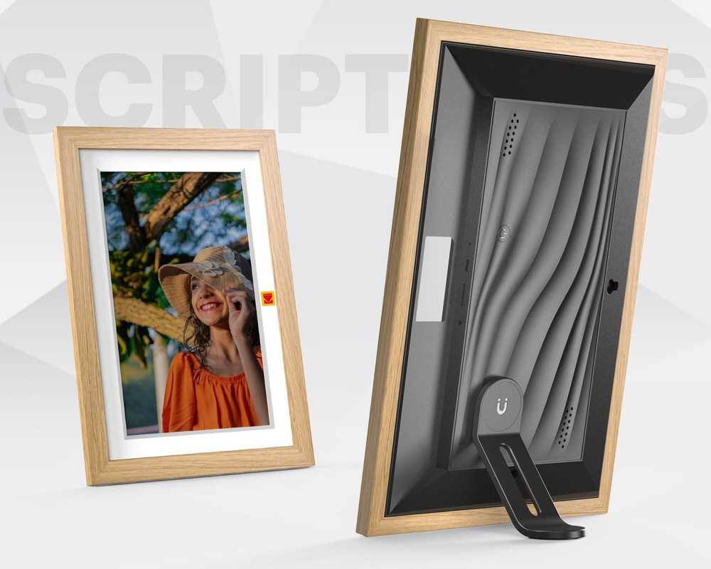 Fotorámik digitálny Kodak RCF-1018W umožňuje spustiť hudbu na pozadí prezentácie