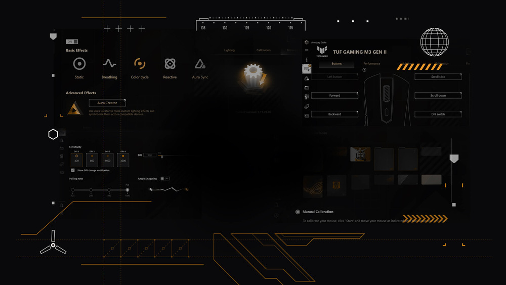 Myš Asus TUF GAMING M3 Gen II čierna