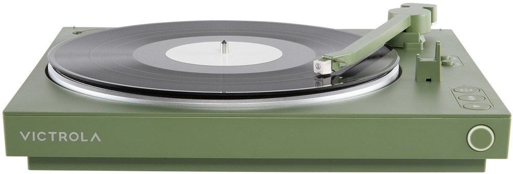 Gramofón Victrola VPT-800-GRN-INT s vinylovou doskou