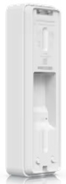Videozvonček Ubiquiti UniFi Protect Doorbell Lite biely Zadná strana videozvonku Ubiquiti UniFi Protect Doorbell Lite s montážnou časťou