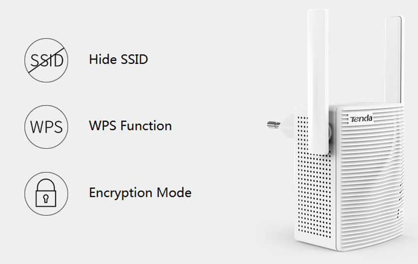 Wi-Fi extender Tenda A18 biely Wi-Fi extender Tenda A18 biely