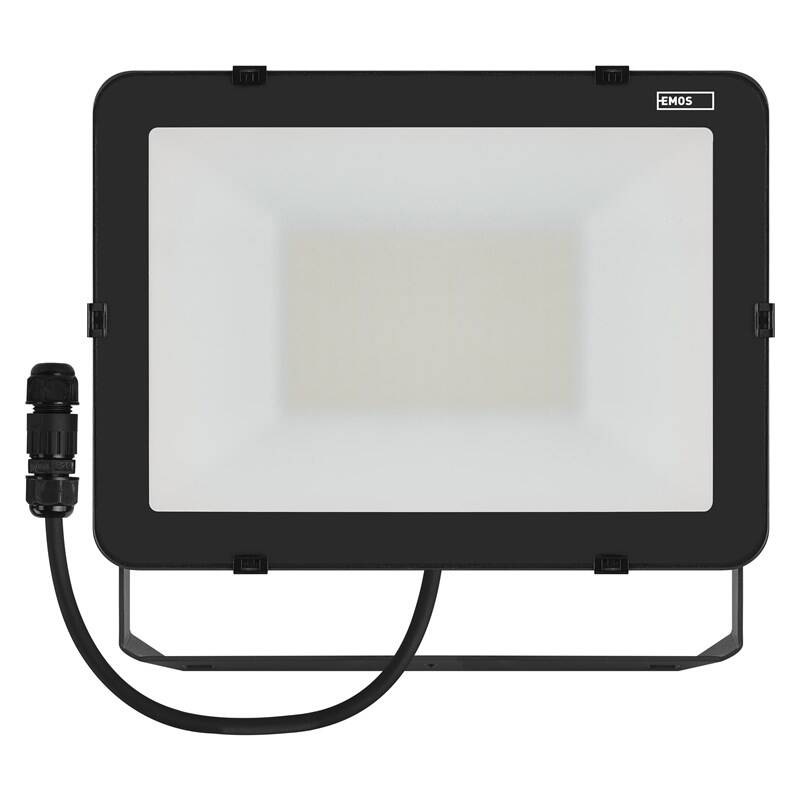 Reflektor EMOS INOVO 100W 11000LM IP65 NW - čierny