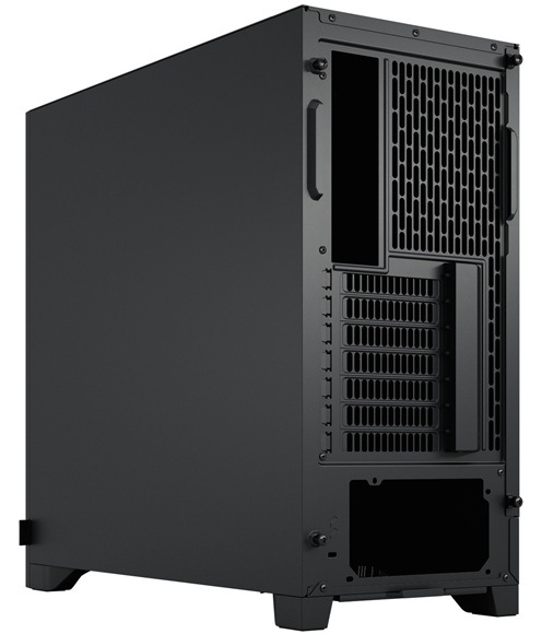 Case FRACTAL DESIGN Pop 2 Air Solid čierna Detail obrázku PC skrine.