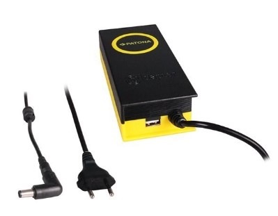 Sieťový adaptér PATONA pre notebooky Dell, 19,5 V, 4,7 A, 90 W, konektor 7,4 x5 mm + PIN, výstup USB Sieťový adaptér PATONA pre notebooky Dell, 19,5 V, 4,7 A, 90 W, konektor 7,4 x5 mm + PIN, výstup USB