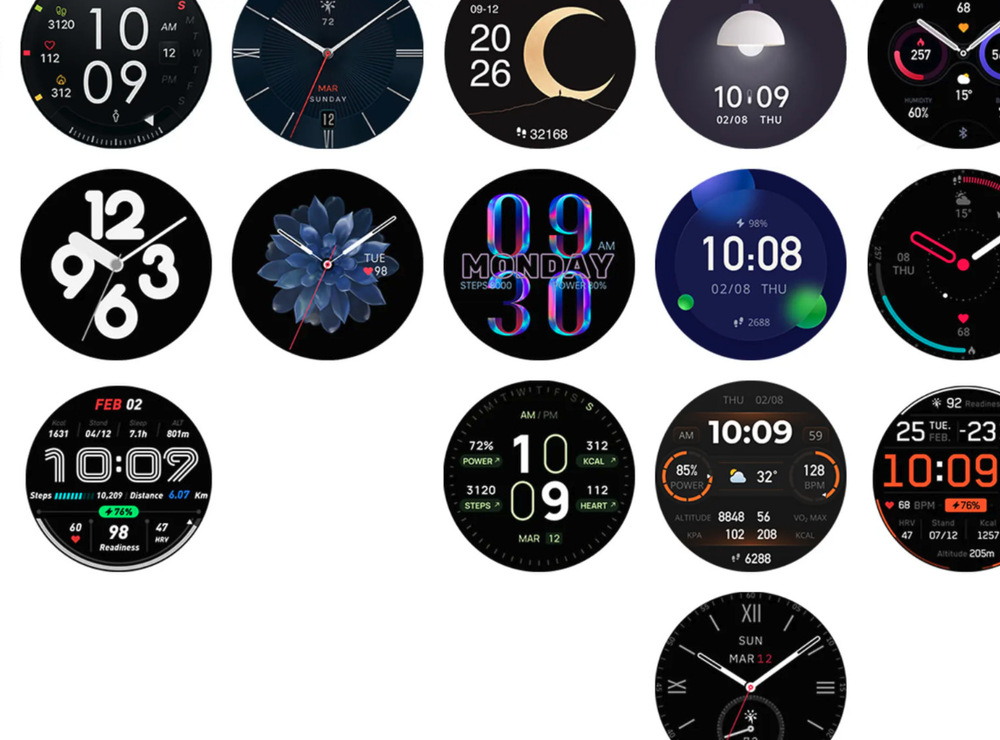 Inteligentné hodinky Amazfit Active 2 Premium NFC (Round) s koženým remienkom čierne