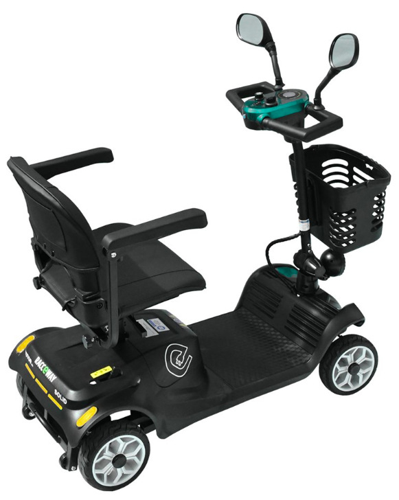Elektrický vozík RACCEWAY SOLID modrý Elektrický štvorkolesový vozík RACCEWAY® SOLID, svetlo modrý