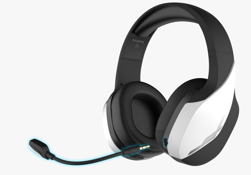 Headset Zalman HPS700W biely Odpojiteľný mikrofón slúchadiel Zalman HPS700W