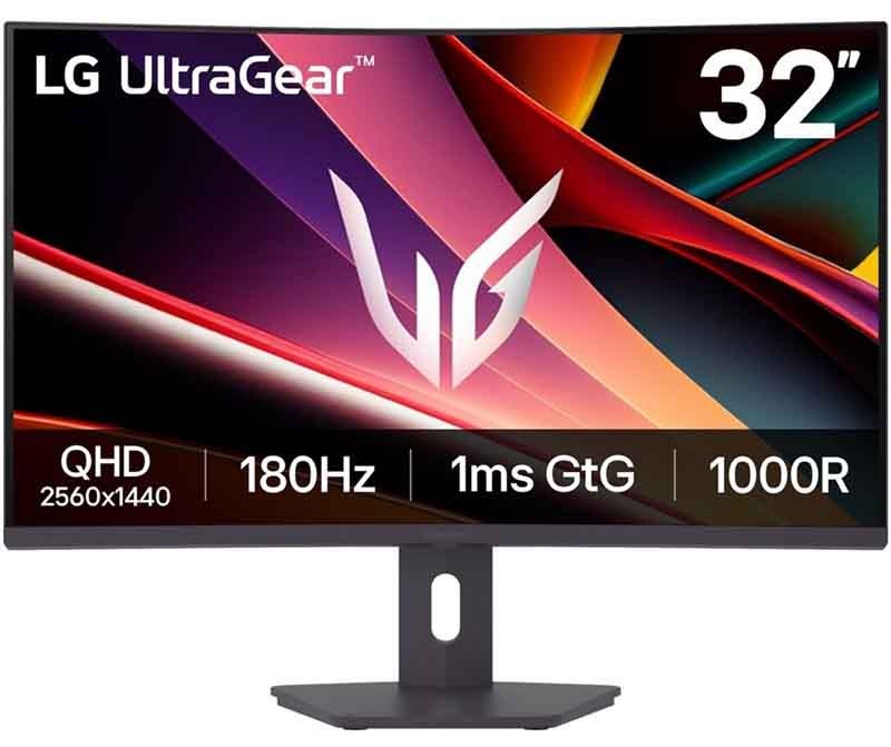 Monitor LG UltraGear 32G600A-B v čiernej farbe.