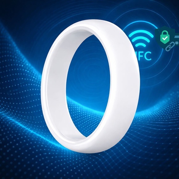Platobný prsteň Carneo Pay Ring velikost 6 (16,50 mm) biely Detail obrázku prsteňa.