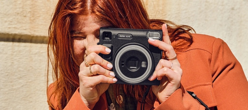 Instantný fotoaparát Fujifilm Instax SQ40 čierny Fujifilm Instax SQ40, čierna