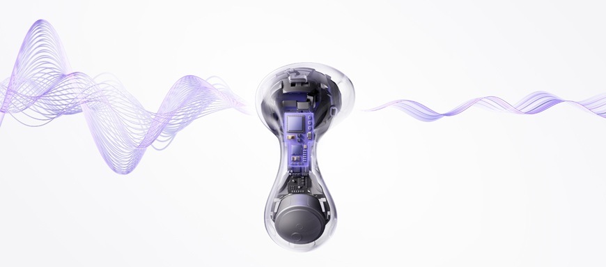 Slúchadlá Huawei FreeBuds 6 fialová