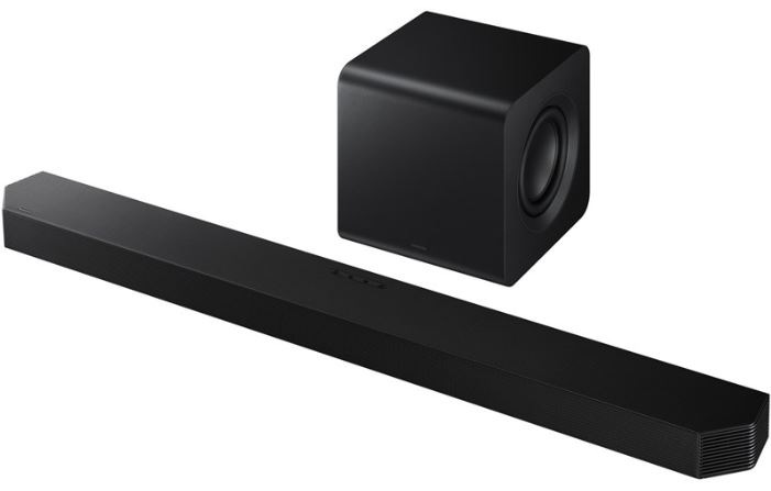 Soundbar Samsung HW-Q800H čierny Soundbar Samsung HW-Q800H na bielom pozadí