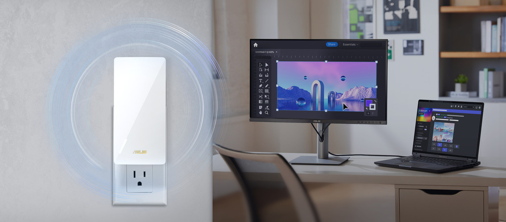 Wi-Fi extender Asus RP-BE58 WiFi 7 Range Extender, AiMesh biely Technológia Wi-Fi 7 s Multi-Link Operation zaisťuje vyššiu rýchlosť, nižšiu latenciu a plynulý prenos dát aj pri záťaži.