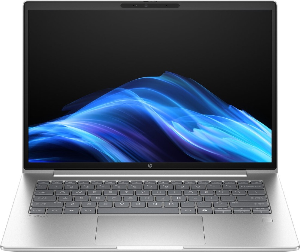 Notebook HP ProBook 4 G1i 14" strieborný Predná strana HP ProBook 4 G1i s priestranným a kvalitným displejom