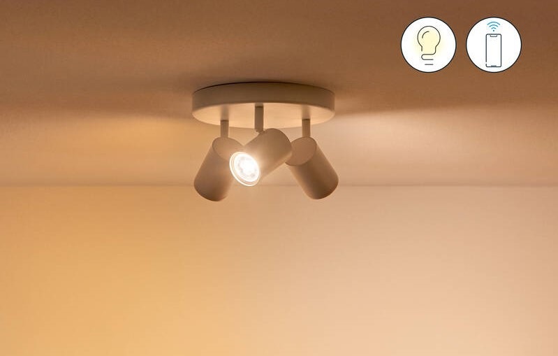 Bodové svietidlo WiZ IMAGEO Spots 3x5W RD, RGB biele Bodové svietidlo WiZ IMAGEO Spots 3x5W RD, RGB biele