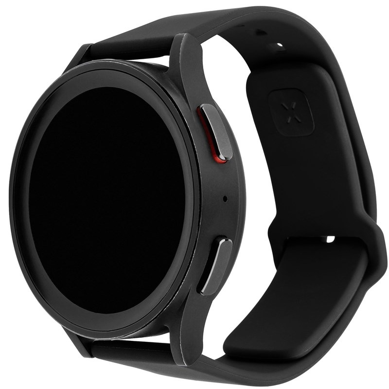 Remienok FIXED Silicone Sporty Strap s Quick Release 20mm čierny