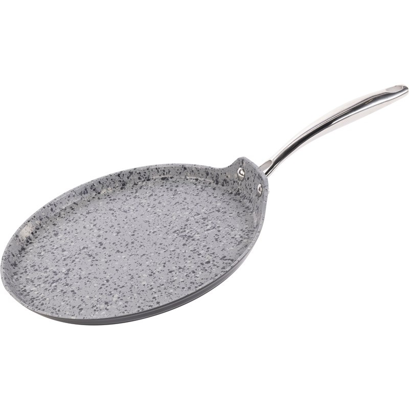 Panvica palacinková Lamart LT1292 GRANIT, 28 cm čierna/sivá