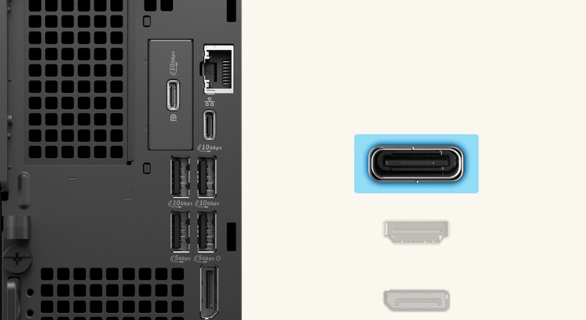 Stolný počítač Dell Pro Max Micro FCM2250 čierny Stolný počítač Dell Pro Max Micro FCM2250 čierny