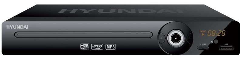 DVD prehrávač Hyundai DV-2-X 279 DU čierny DVD prehrávač Hyundai DV-2-X 279 DU, pripojenie