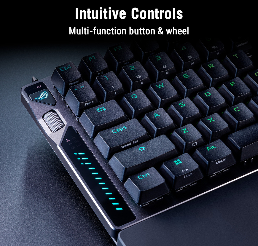 Klávesnica Asus ROG ROG Falcata čierna Klávesnica Asus ROG ROG Falcata čierna