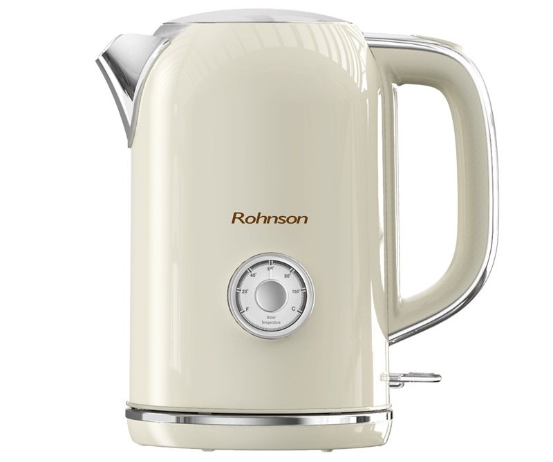 Rýchlovarná kanvica Rohnson R-7717 obsahuje vstavaný teplomer