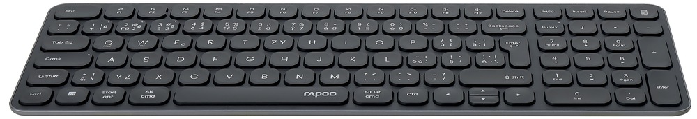 Klávesnica Rapoo E9310M multi-mode, CZ/SK layout čierna