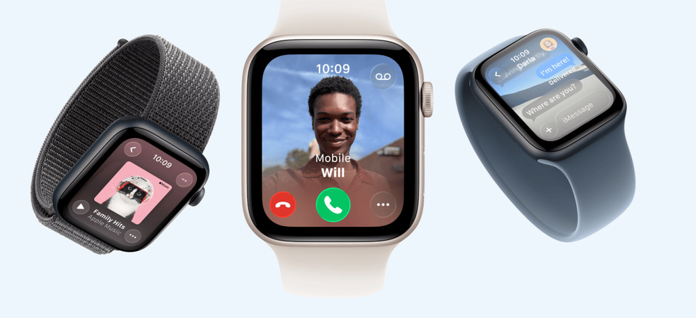 Inteligentné hodinky Apple Watch SE 3 GPS 40mm hviezdne biely hliník - hviezdne biely športový remienok - S/M Inteligentné hodinky Apple Watch SE 3 GPS 40mm hviezdne biely hliník - hviezdne biely športový remienok - S/M