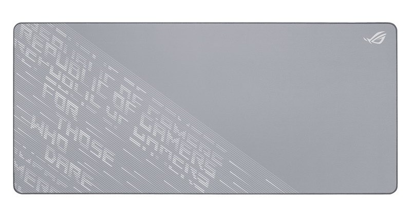 Podložka pod klávesnicu a myš Asus ROG Scabbard II Arctic Gray XXL sivá